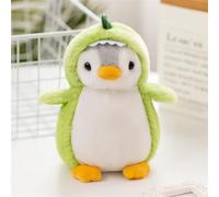 Adorable Penguin Plush Toys, 20CM Soft Stuffed Animal Cartoon Penguin Toy Dolls in Various Costumes for Kids Gifts(Green)