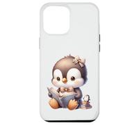 Adorable Penguin Reading a Book Case for iPhone 12 Pro Max
