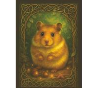 Adorable Pet Hamster Journal - Teddy Bear Edition 8.5" x 11" (120 Lined Pages): Mystical Writing Notebook with Decorated Pages and Back Cover- for ... Notes, or a Spiritual Manifestation Diary!