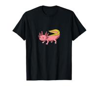 Adorable Pink Axolotl Design for Amphibian Fans T-Shirt