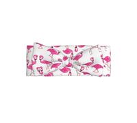 Adorable pink flamingo Print Baby Bow Headband – Cute Delicate Hairband – Soft Stretchy Princess Headbands