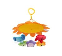 Adorable Plush Crib and Attachable Toy Promoting Cognitive Growth Mobile Rattle for Crib and Plush Infant Carousel Toy