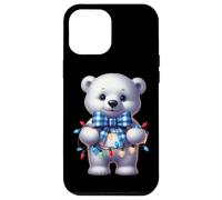 Adorable Polar Bear With Festive Lights Case for iPhone 12 Pro Max