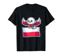 Adorable Polish Banner Fan Poland Flag Cute Eagle T-Shirt