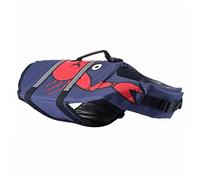 Adorable Puppy Life Vest with Reflective Strip Durable Pet Swimming Preserver for Safety Comfort Peace of Mind Quick Release Buckles for Easy Use