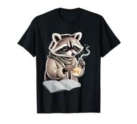 Adorable Raccoon Scientist Potion Chemistry T-Shirt