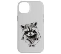 Adorable Raccoon Sketch,Too Cute to be Trashy,Wildlife Lover Case for iPhone 14 Plus