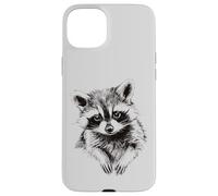 Adorable Raccoon Sketch,Too Cute to be Trashy,Wildlife Lover Case for iPhone 15 Plus