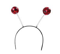 Bristol Novelty BA032 Headband | Ladybird Boppers | 1 Piece | Red | One Size - Adult Sequin, Womens