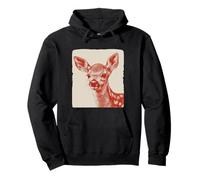 Adorable Red Deer Fawn Graphic Costume Pullover Hoodie