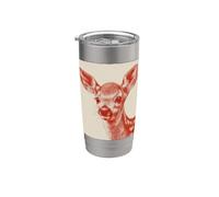 Adorable Red Deer Fawn Graphic Costume Stainless Steel Insulated Tumbler