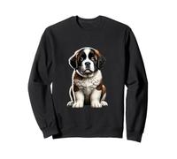 Adorable Saint Bernard Puppy Sweatshirt