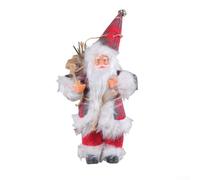 Adorable Santa Claus Tree Decoration Creative Hugging Doll for Holiday (red 2)