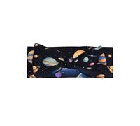 Adorable Saturn Jupiter Earth Print Baby Bow Headband â€“ Cute Delicate Hairband â€“ Soft Stretchy Princess Headbands
