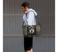 Adorable Schnauzer Print Carry On Overnight Bag,Travel Duffel Bag,Personal Item Bag,for Travel, Gym Sports Weekender