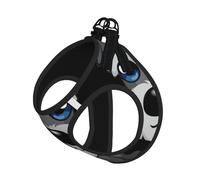 Adorable Schnauzer Print Harness Leash Set For Cats And Dogs, Reflective Adjustable, Soft Breathable Mesh Vest With Escape-Proof Lead, For Small Pets And Kitten Puppies