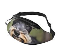 adorable schnauzer Print Unisex Pack Waist Bag Travel Accessory for Outdoor Activities and Everyday Use