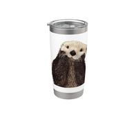Adorable Sea Otter Stainless Steel Insulated Tumbler