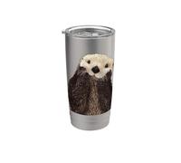 Adorable Sea Otter Stainless Steel Insulated Tumbler