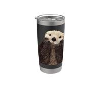 Adorable Sea Otter Stainless Steel Insulated Tumbler