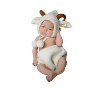 Adorable Sheep Shaped Baby Photo Outfit Cloth Clothing Set