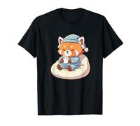Adorable Sleepy Red Panda Bedtime Cocoa T-Shirt