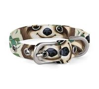 Adorable Sloth Dog Collar, Soft Comfortable Pet Collar for Small & Medium Dogs, Adjustable Durable Cat Collars for Puppies