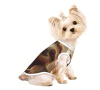 Adorable Sloth Print Dog Shirt Summer Lightweight Pet T Shirts Soft Breathable Stretchy Cats Dogs Tee Shirt