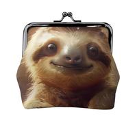 Adorable Sloth Print Versatile Coin Purse Exquisite Mini Wallet Cute Change Pouch for Any Occasion