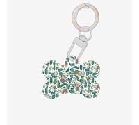 Adorable Sloth Printing Cute Acrylic Dogs Tag Double Side Bone Shap Id Tags with Keychain for Pet Crafts Decorations