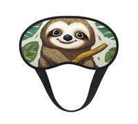 Adorable Sloth Sleep Mask for Side Sleeper, Light Blocking Night Masks for Sleeping Eye Mask for Women Men Eye Cover Soft Comfortable Eye Shade for Travel, Nap