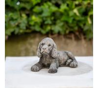 Discount Garden Statues Adorable Small Lying Spaniel Ornament