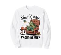 Adorable Smart Turtle Reading In Chair Book Lover Sweatshirt