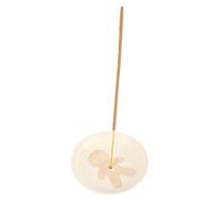 Adorable Smiling Face Incense Plate - Mess-Free Burning | Durable & Charming Festive Decor | Easy-to-Use Holder for Holiday Fragrance | Ideal Option!