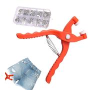 Adorable Snap Fastener Tool Kit, Snap Button Set for Crafts, Metal Sewing Snaps Buttons Set, Heavy Duty Snap Fastener Kit, Stainless Steel Snap Button Kit for Hats, Quilt Covers, Doll Clothes, Shirts