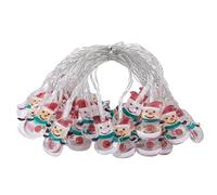 Adorable Snowman String Lights - Hanging Snowman Fairy Lights, Hanging Decoration with Waterproof Light, Outdoor Tree String Lights, Christmas Fairy Lights, Decorate