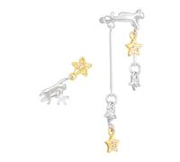 Adorable Star Cats Dangles Ear Clip Elegant Sturdy Alloy Materials Earrings Great For Adding Sweet Styles To Any Look Star Cats Tassels Earrings