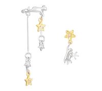 Adorable Star Cats Dangles Ear Clip Elegant Sturdy Alloy Materials Earrings Great For Adding Sweet Styles To Any Look Alloy Ear Clip