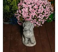 Adorable Stone Cast Dachshund Statue