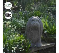 Adorable Stone Cast Lifesize Shih-Tzu Garden Ornament