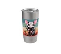 Adorable Sugar Glider Tiny Paws Animals Cuddly Cute Charm Stainless Steel Insulated Tumbler