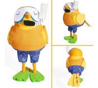 Adorable Summer Bird Doll A Cute Home Decoration for Enthusiasts That Can Enhance Your Garden Terrace Living Room Or Bringing Sense of Joy and Nature. Cooking Ornament (A, 18x14x10cm)