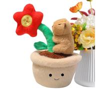 Adorable Sweet Plush Capibara - A Cushion Hug in the Shape of a Flower Box Decoration | Very Soft Capibara Stuff, for Birthday Girls Children Adults Easter Graduation