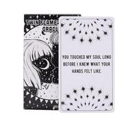 Adorable Tarot Deck, Tarot Enthusiasts Cards, 54 Pieces Oracle Tarot Cards, English Edition Tarot Decks, Beginner Tarot Cards Set, Psychological Oracle Deck for Girls, Women, Beginners