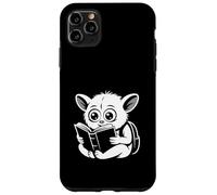 Adorable Tarsier Student Monochrome Book Lover Case for iPhone 11 Pro Max