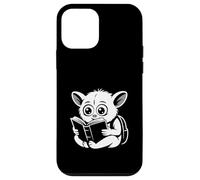 Adorable Tarsier Student Monochrome Book Lover Case for iPhone 12 mini