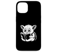 Adorable Tarsier Student Monochrome Book Lover Case for iPhone 13