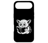Adorable Tarsier Student Monochrome Book Lover Case for iPhone Air