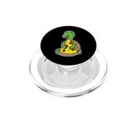 Adorable Turtle Hugging Pizza Slice PopSockets PopGrip for MagSafe