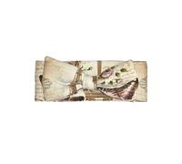 Adorable Vintage Paris Eiffel Tower Butterfly Print Baby Bow Headband – Cute Delicate Hairband – Soft Stretchy Princess Headbands